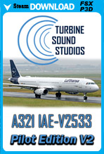 Airbus 321 IAE-V2533 Pilot Edition v2 Sound Package