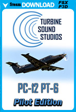 Pilatus PC-12 PT-6 Sound Package (FSX/P3D)