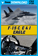 F-15 C, E & I Eagle (P3D v1-v3 & FSX)